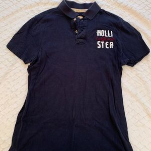 Hollister button t shirt